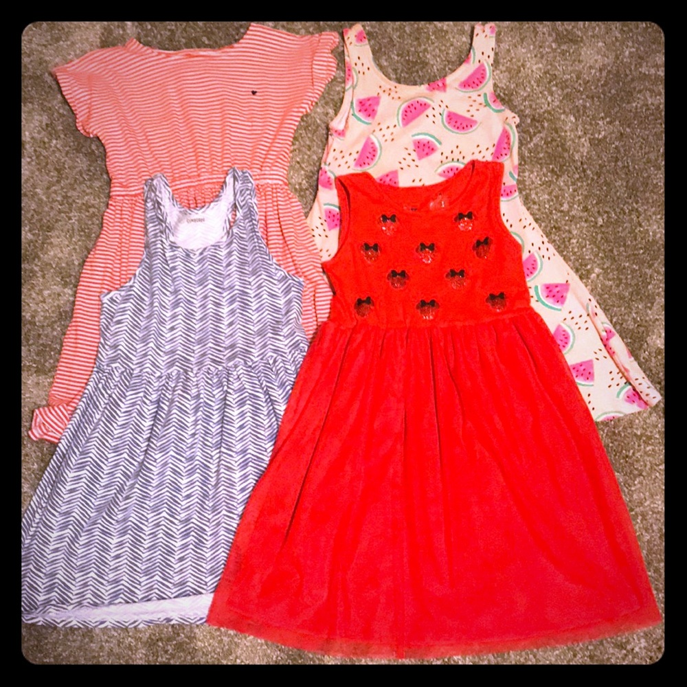 FOUR girls dresses